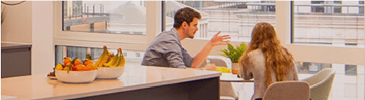 An Image of a Facilities Admin talking