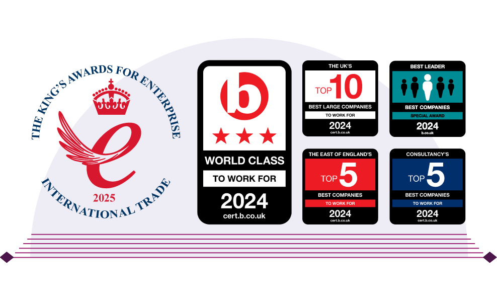 Graphical collage of awards